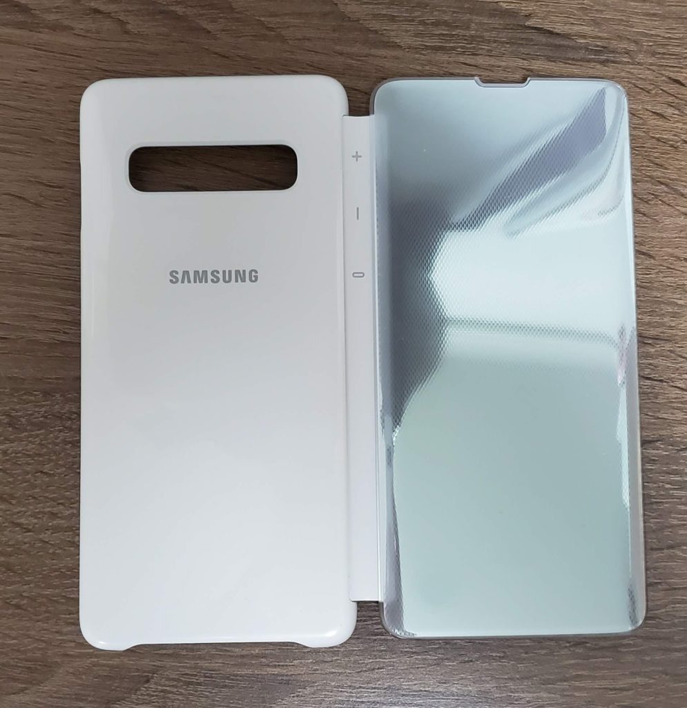 Galaxy S10 Clear View Cover　外観１