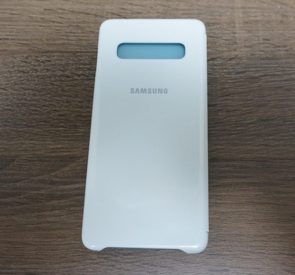Galaxy S10 Clear View Cover　背面