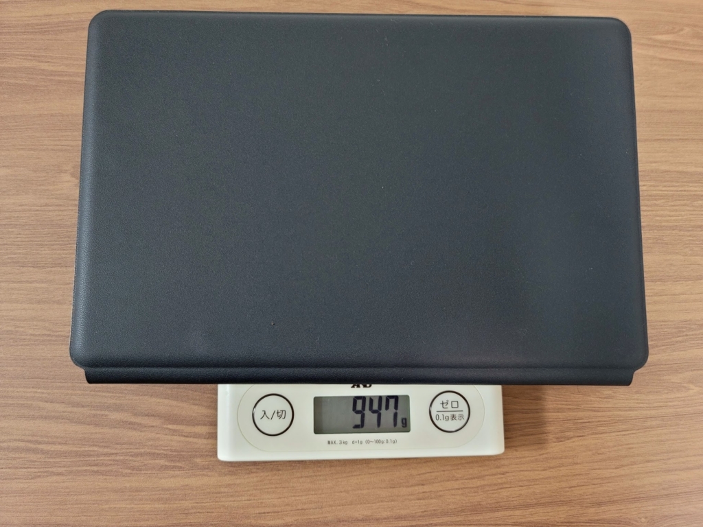 Galaxy Tab S7＋ケースの重量